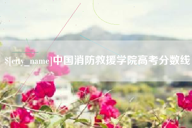 阳泉中国消防救援学院高考分数线