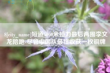 阳泉短道5000米接力最后两圈李文龙陪跑-尽管中国队最终收获一枚铜牌