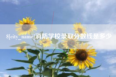 阳泉消防学校录取分数线是多少