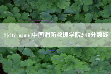 阳泉中国消防救援学院2018分数线