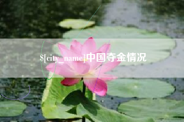 阳泉中国夺金情况