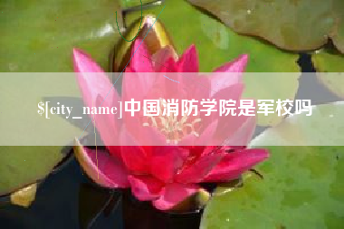 阳泉中国消防学院是军校吗