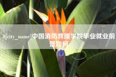 阳泉中国消防救援学院毕业就业前景如何