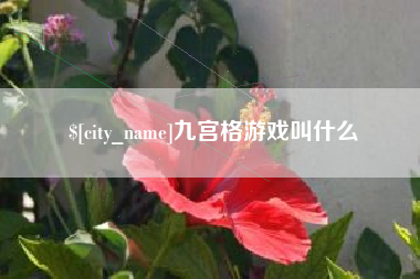 阳泉九宫格游戏叫什么