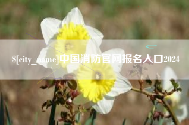 阳泉中国消防官网报名入口2024