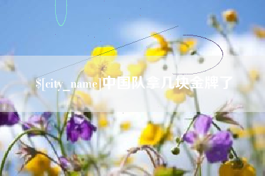 阳泉中国队拿几块金牌了
