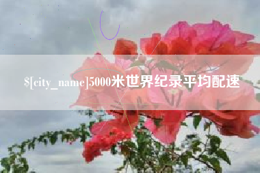 阳泉5000米世界纪录平均配速