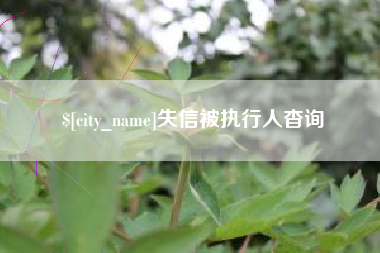 阳泉失信被执行人杳询
