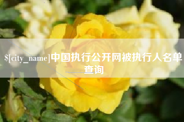 阳泉中国执行公开网被执行人名单查询