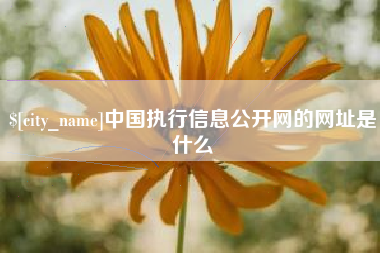 阳泉中国执行信息公开网的网址是什么