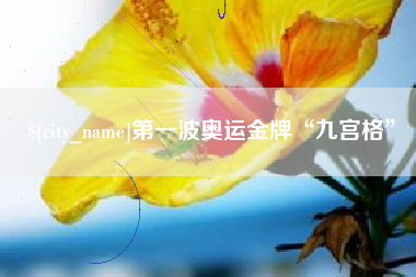 阳泉第一波奥运金牌“九宫格”