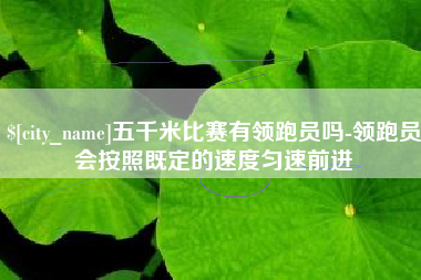 阳泉五千米比赛有领跑员吗-领跑员会按照既定的速度匀速前进