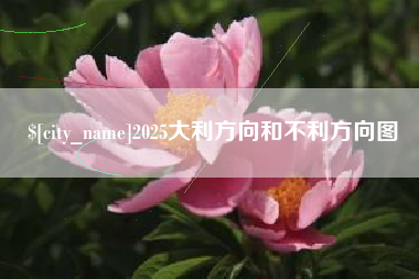 阳泉2025大利方向和不利方向图