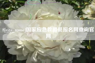 阳泉国家应急救援员报名网查询官网