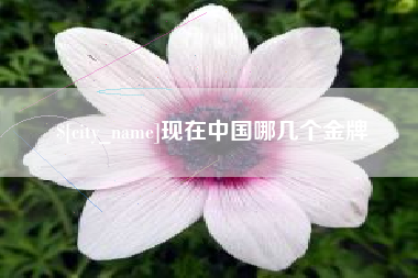 阳泉现在中国哪几个金牌