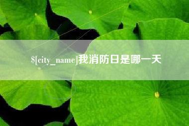 阳泉我消防日是哪一天