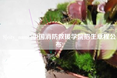 阳泉中国消防救援学院招生章程公布!